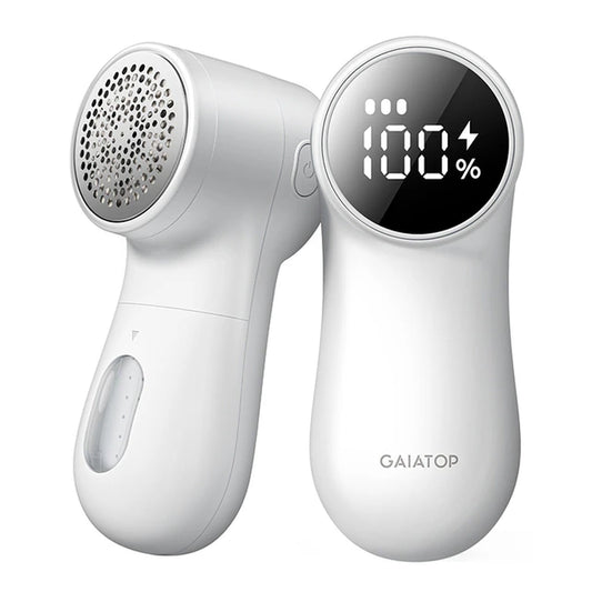 GAIATOP Electric Lint Remover Rechargeable Lint Remover Sweater Defuzzer Intelligent Digital Display Lints Shaver Trimmer